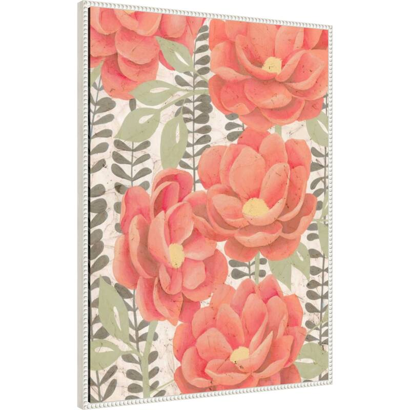Summer Gardens No. 1 by Grace Popp Framed Canvas Wall Art Print
