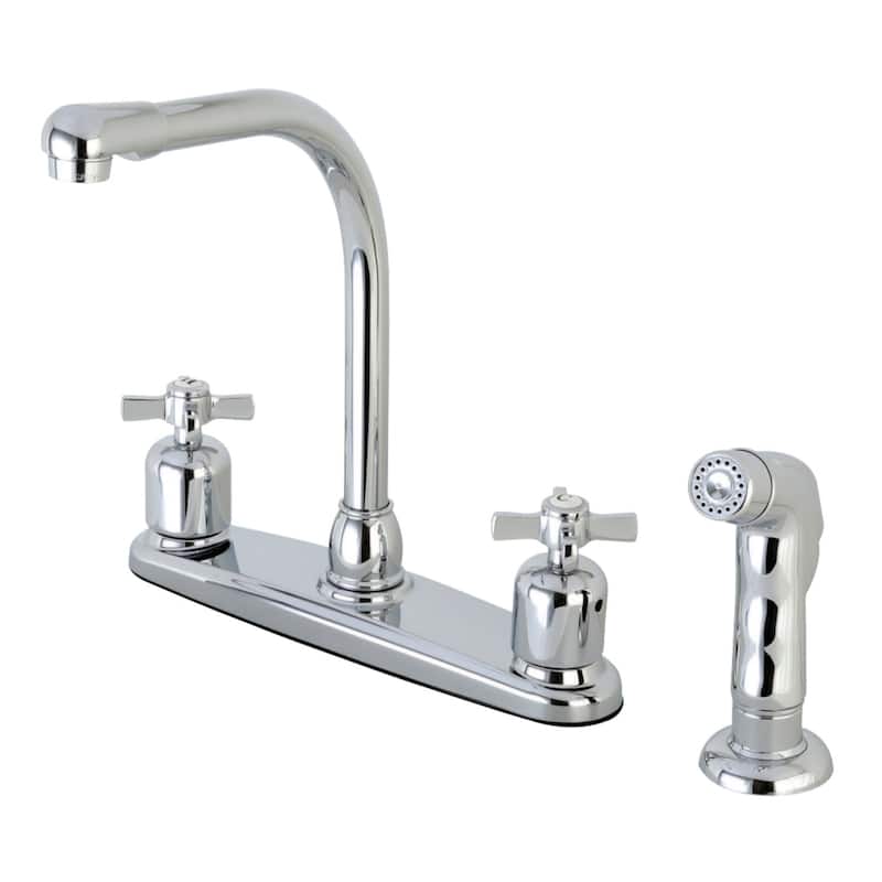 Kingston Brass Millennium 1.8 GPM Standard Kitchen Faucet - Includes - Polished Chrome