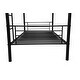preview thumbnail 3 of 14, Metal Frame Twin over Twin Size Modern Style Bunk Bed with Safe Stairs,No Box Spring Required and Easy Assembly