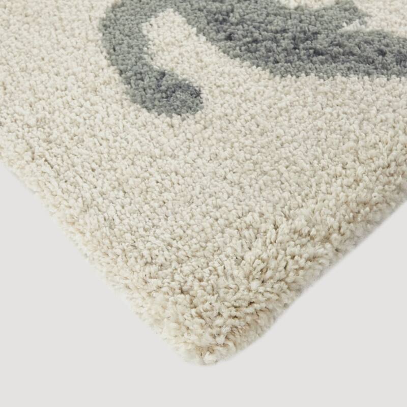 Mod-Tod Dinosaur Kids Dino Shag Area Rug