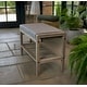 preview thumbnail 15 of 20, Ecostyle Solid Bamboo Padded Bench with Slatted Shelf