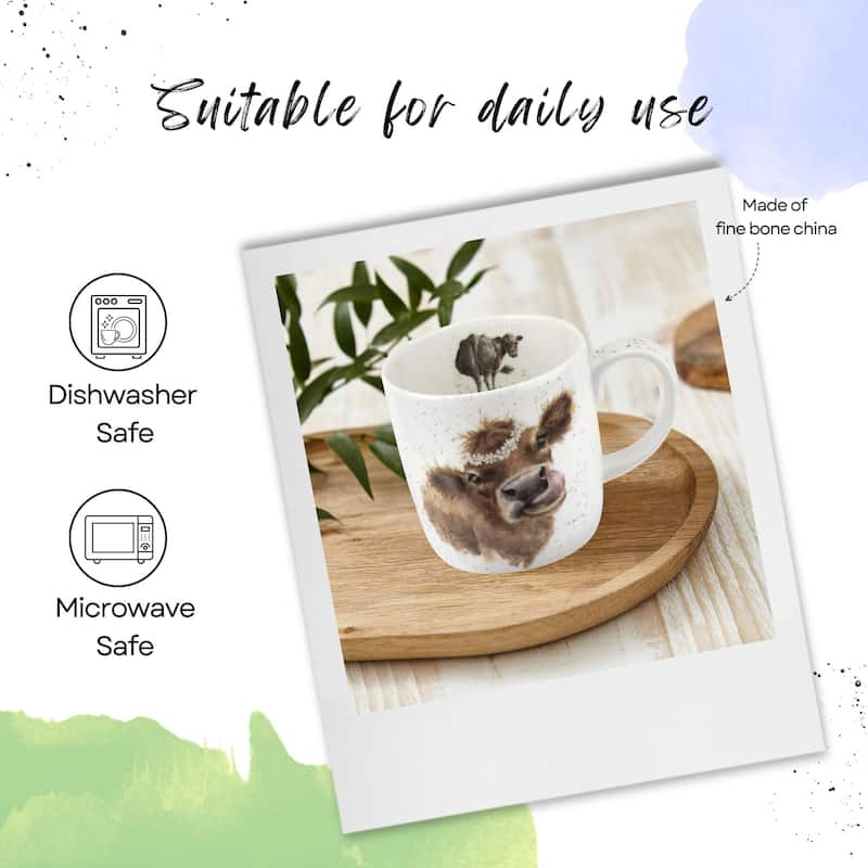 Royal Worcester Wrendale Design Mug Farm Animals