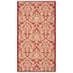 SAFAVIEH Courtyard Bettylou Indoor/ Outdoor Damask Area Rug