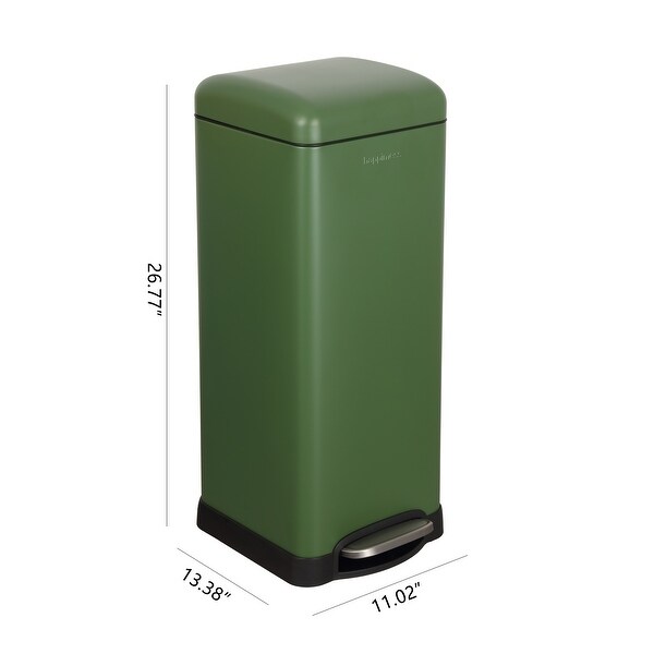 happimess Betty Retro 8-Gallon Step-Open Trash Can - On Sale - Bed