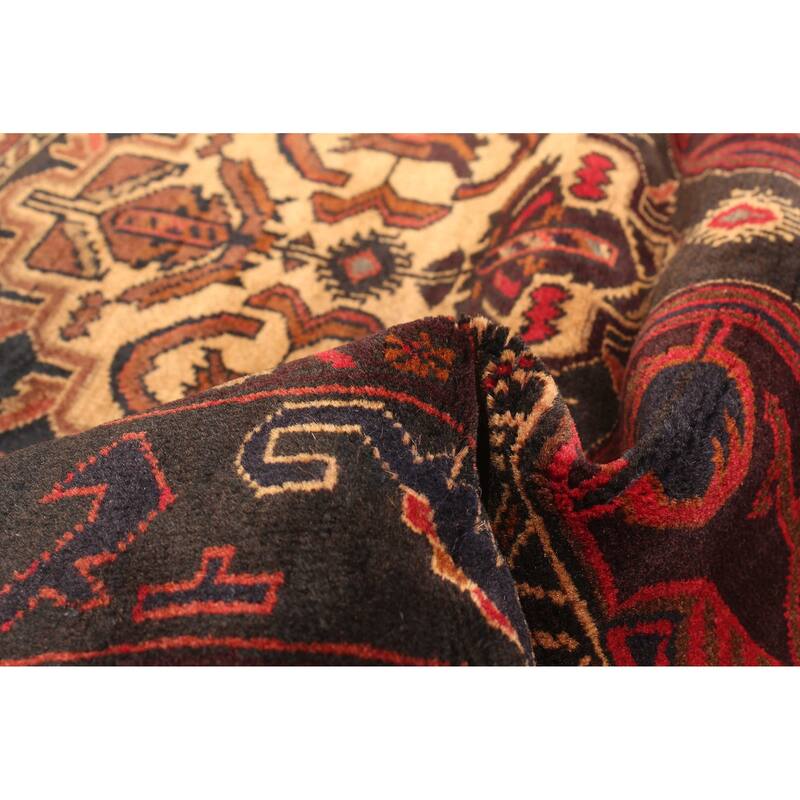 ECARPETGALLERY Hand-knotted Teimani Black Wool Rug - 2'10 x 4'8