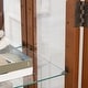 preview thumbnail 12 of 30, GDFStudio - Regency Traditional Storage Curio Cabinet with Tempered Glass Doors and Lighted Display