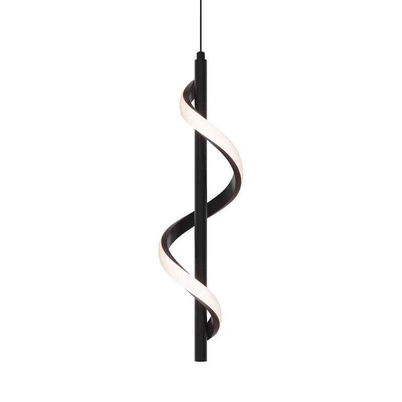 Spin 18 Inch 5CCT Vertical Swirl LED Pendant