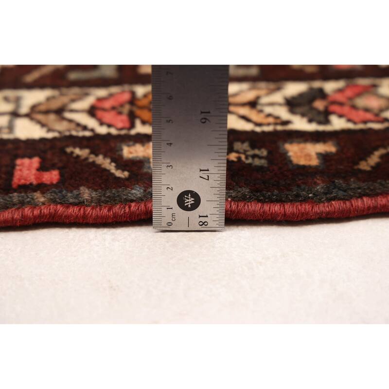 ECARPETGALLERY Hand-knotted Andelz Light Red Wool Rug - 3'11 x 5'8