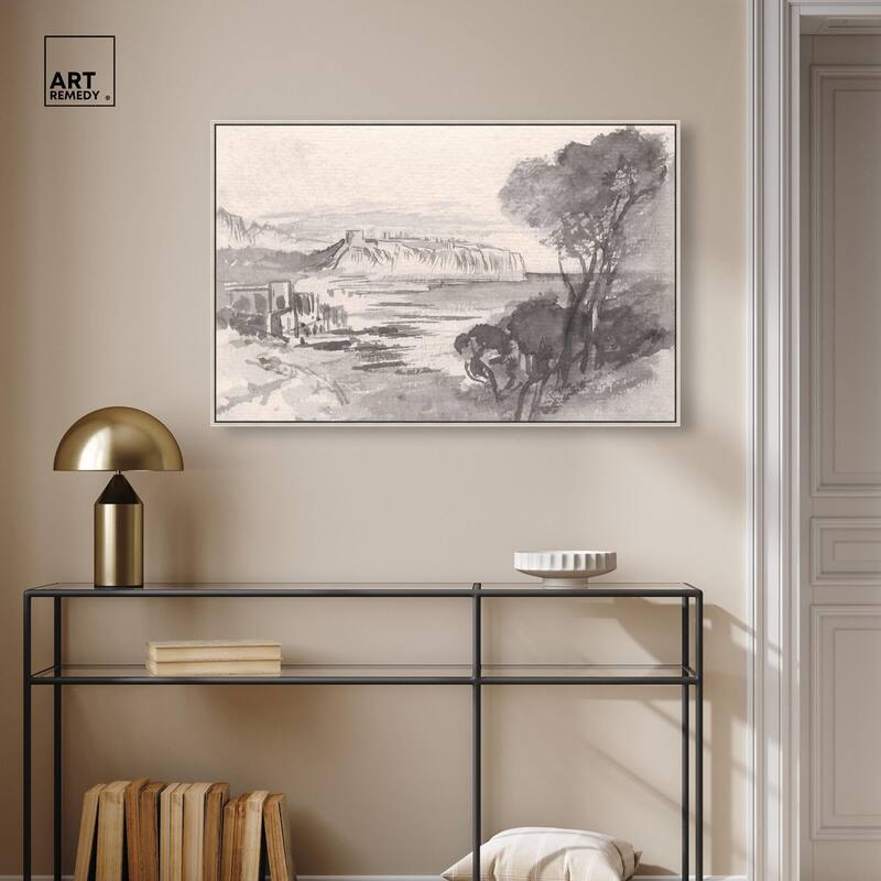 View across a Monaco Canvas by Art Remedy