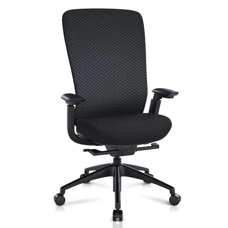 Ergonomic Office Chair, 4D Armrests, Seat Depth, Memory Foam, 300lbs, AirMesh Back