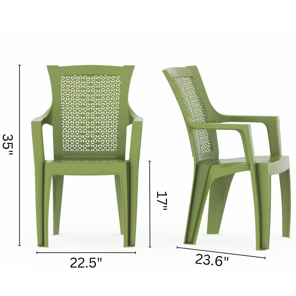 3-Piece Outdoor Bistro Set with Mira Chairs and Solora Table