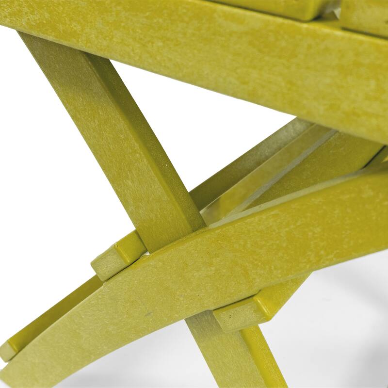 Santorini Fully Assembled All-Weather Recycled HDPE Outdoor Folding Side Table