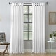 preview thumbnail 8 of 69, Archaeo Washed Cotton Twist Tab Curtain, Single Panel 52" x 63" - White