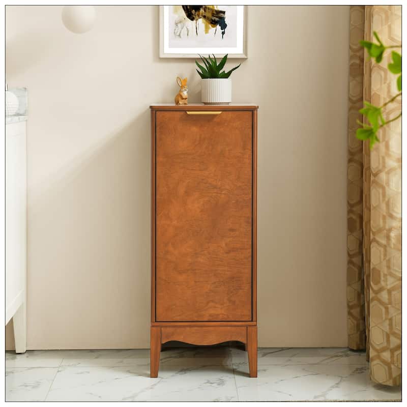 Modern Bathroom Floor Cabinet with Adjustable Shelves