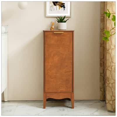 Modern Bathroom Floor Cabinet with Adjustable Shelves