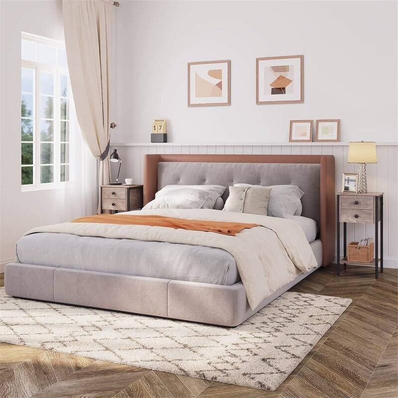 Bedside Table with 2 Drawers
