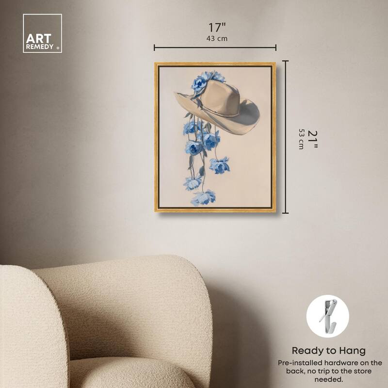 Brimming Blues II Canvas by Art Remedy