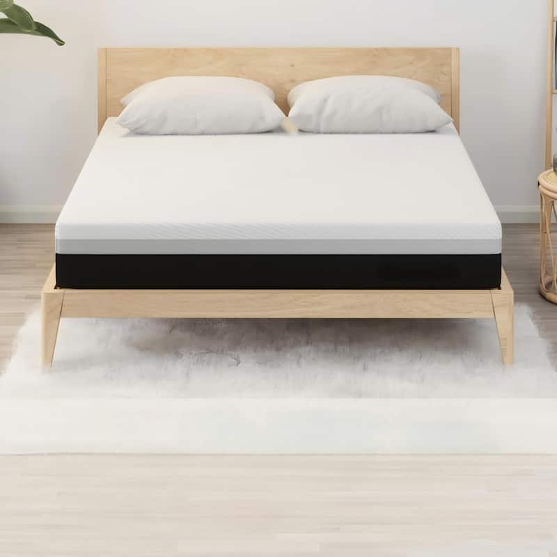 GDFStudio - Thaddeus 12 Inch Ice Memory Foam Queen Size Hybrid Mattress,7 Zone Pocket Springs
