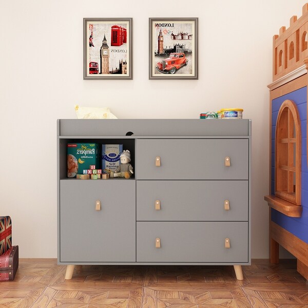 Changing table hutch clearance