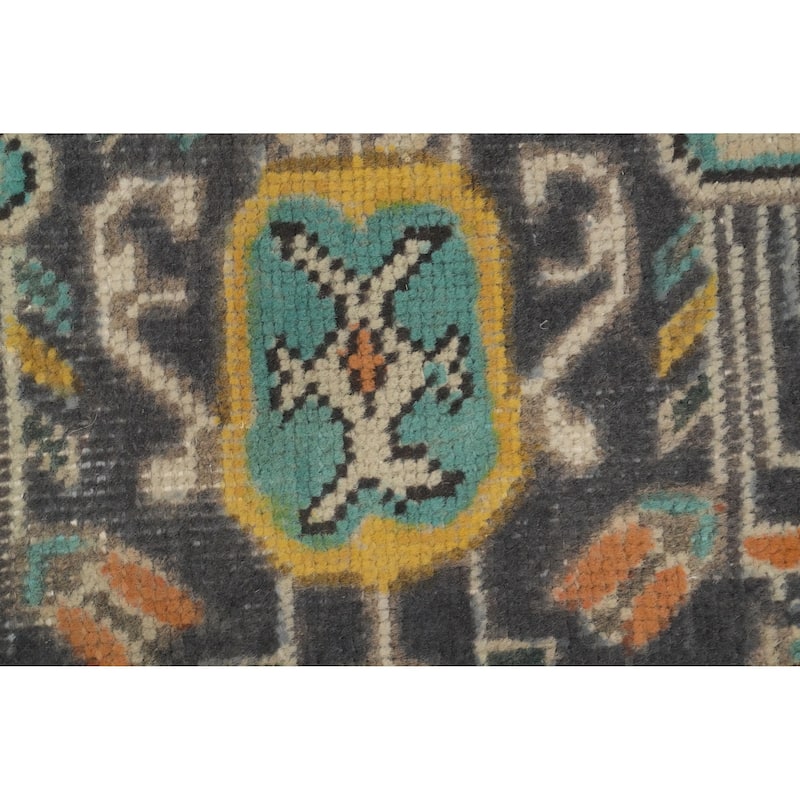 Hand Knotted Oriental 100% Wool Carpet Traditional Floral Beige & Ivories Tabriz Area Rug - 12' 8'' X 9' 5''