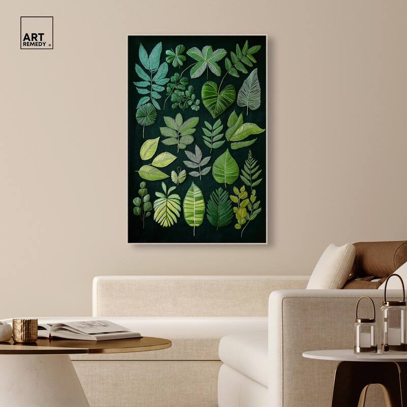 Leaf Library II Canvas by Art Remedy
