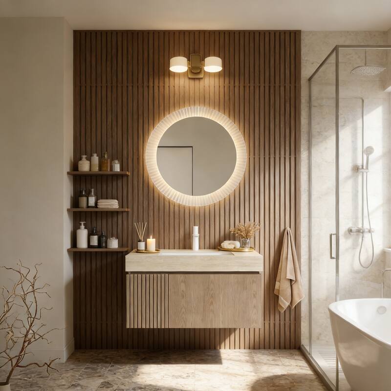 Mondern Floating Bathroom Vanity with 1 Pre-drilled Faucet Holes