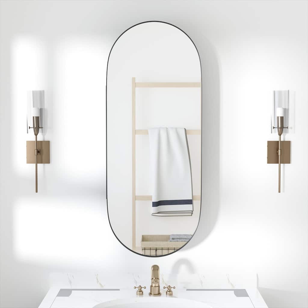 Dovelina Wall Medicine Cabinet Multifunctional Wall-Mounted Mirrored Cabinet with Magnetic Doors - 32*16