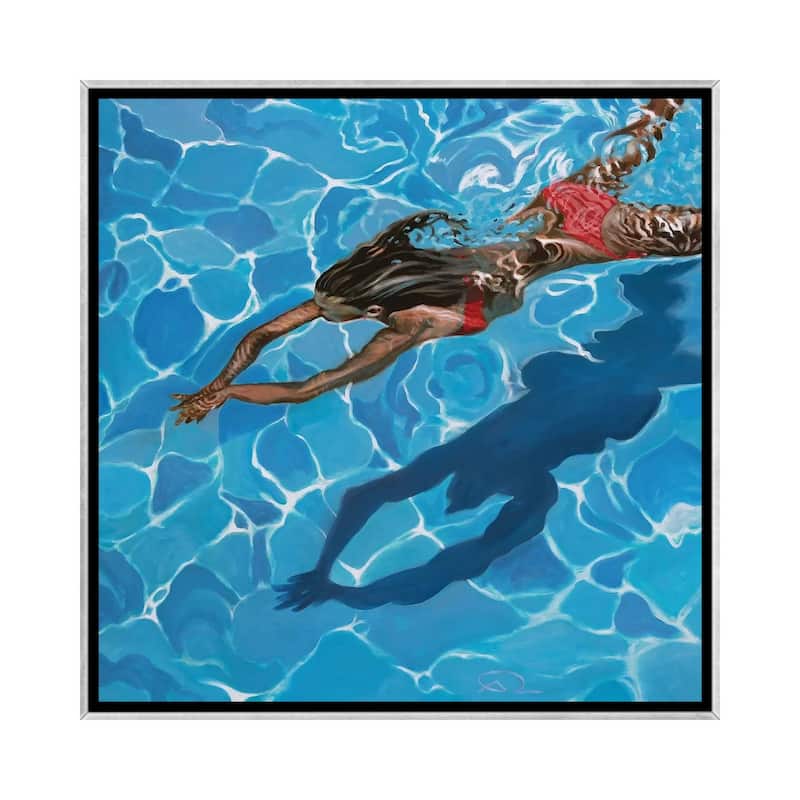 iCanvas "Rouge" by Antoine Renault Framed
