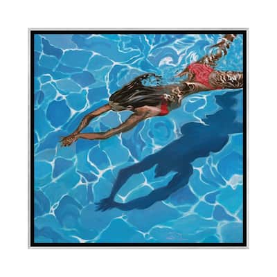 iCanvas "Rouge" by Antoine Renault Framed