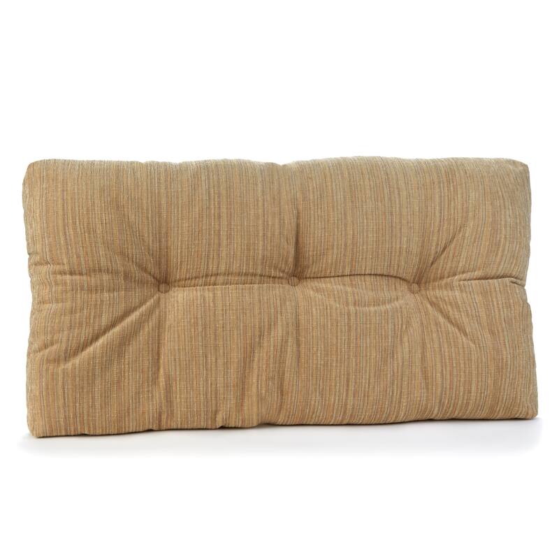 Klear Vu Polar Chenille Fabric Non-Slip Overstuffed 27" Bench Cushion - Natural - Single