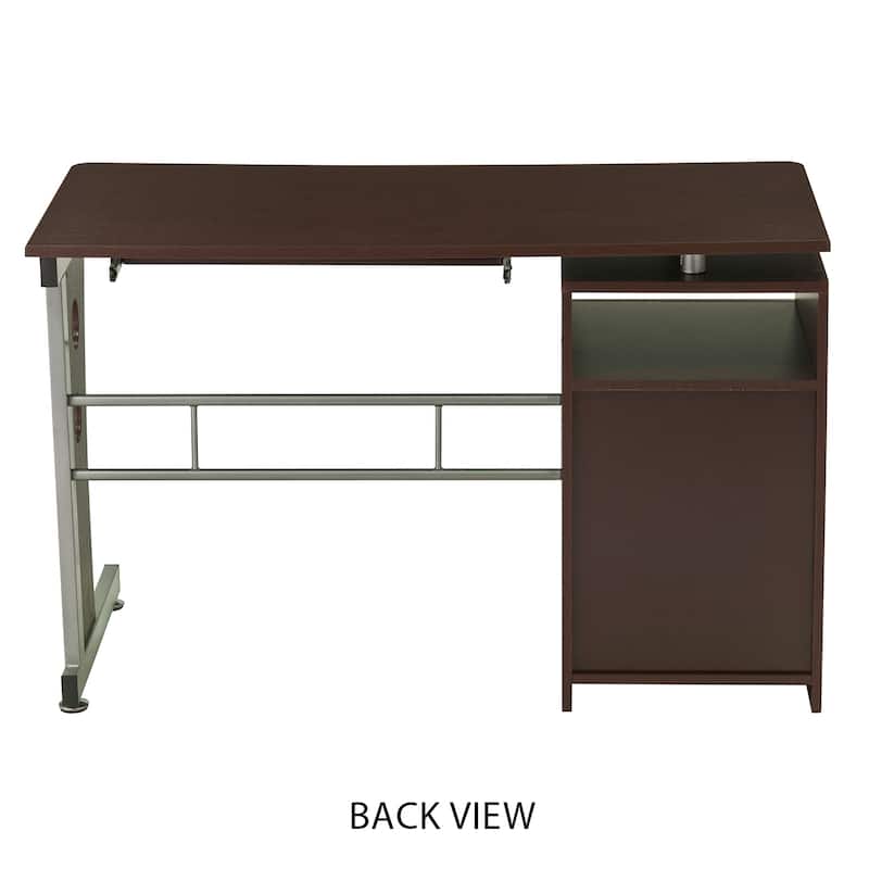 Computer Desk with 3 Drawers and Pull Out Keyboard Panel