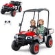 preview thumbnail 12 of 40, Kids Ride On Golf Cart with Remote 24V Rechargeable Battery USB Music and Sun Awning - 53.5" × 28" × 45" (L x W x H)