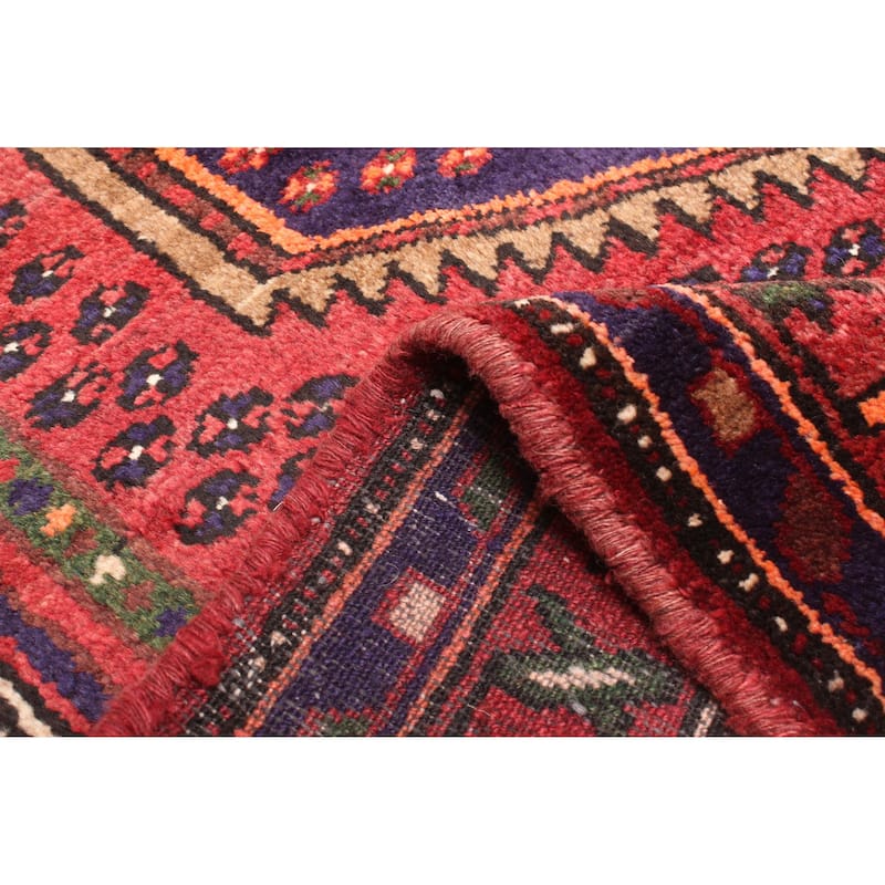 ECARPETGALLERY Hand-knotted Andelz Red Wool Rug - 4'2 x 6'11