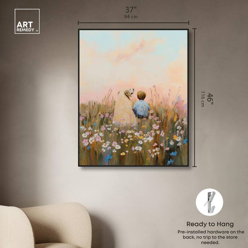 Sunset Companions Canvas by Art Remedy