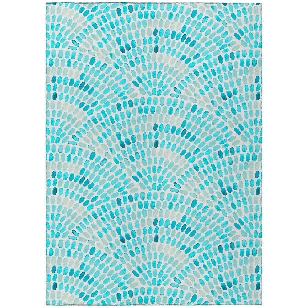 Indoor/Outdoor Surfside Modern Washable Rug