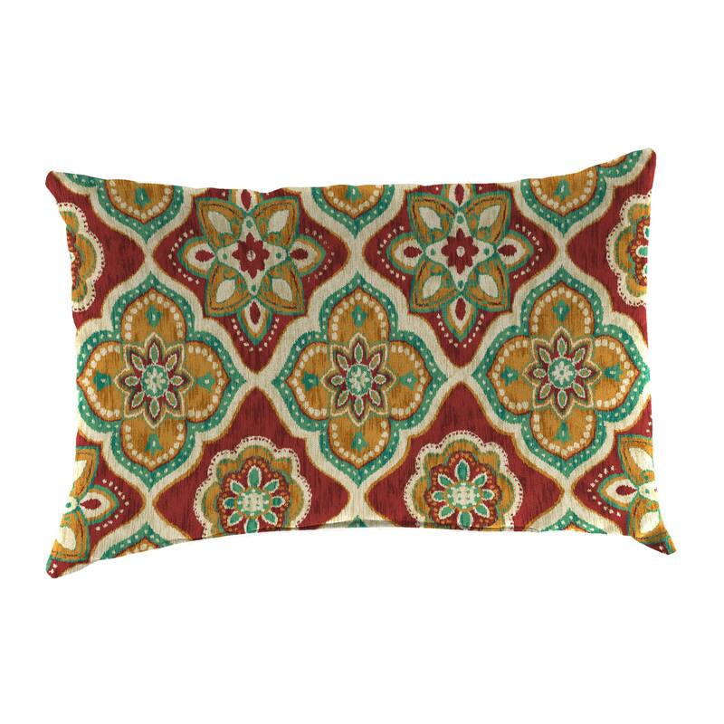 18" x 12" Outdoor Lumbar Throw Pillow - Set of 2 - 12'' L x 18'' W x 4'' H