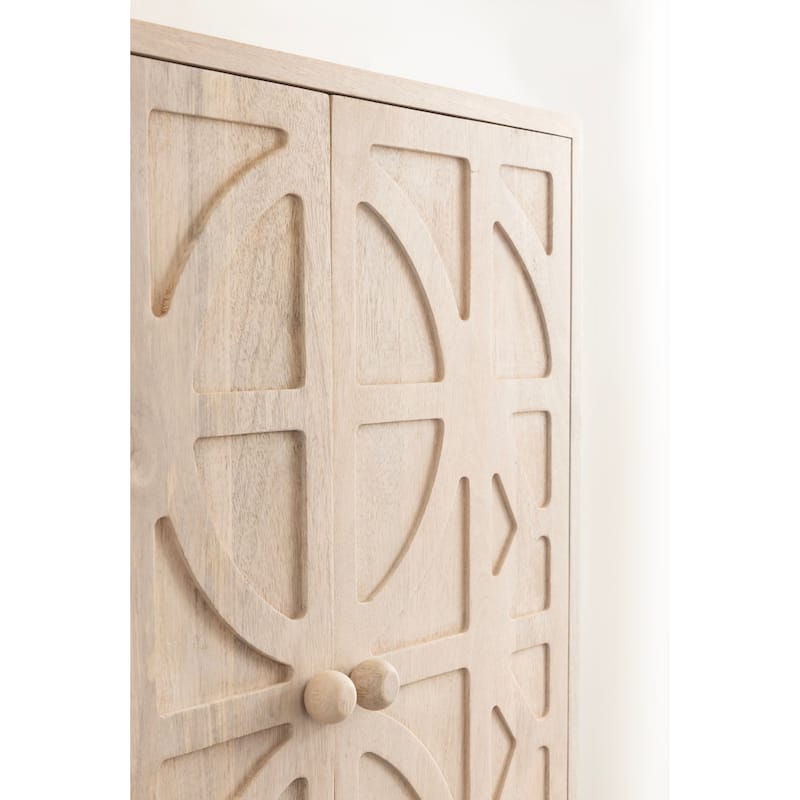 Kate and Laurel Galliene Wood Wall Cabinet