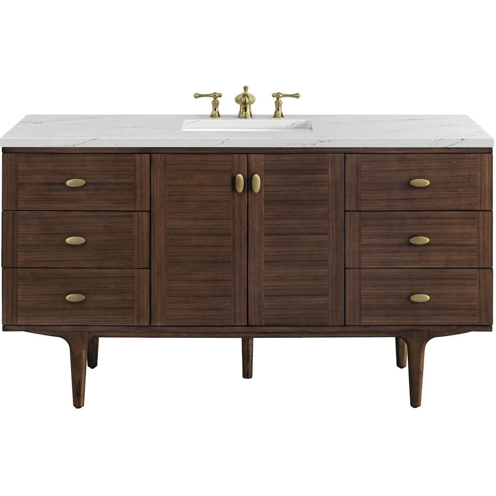 James Martin Vanities 670-V60S-3ENC Amberly 60" Free Standing or Wall