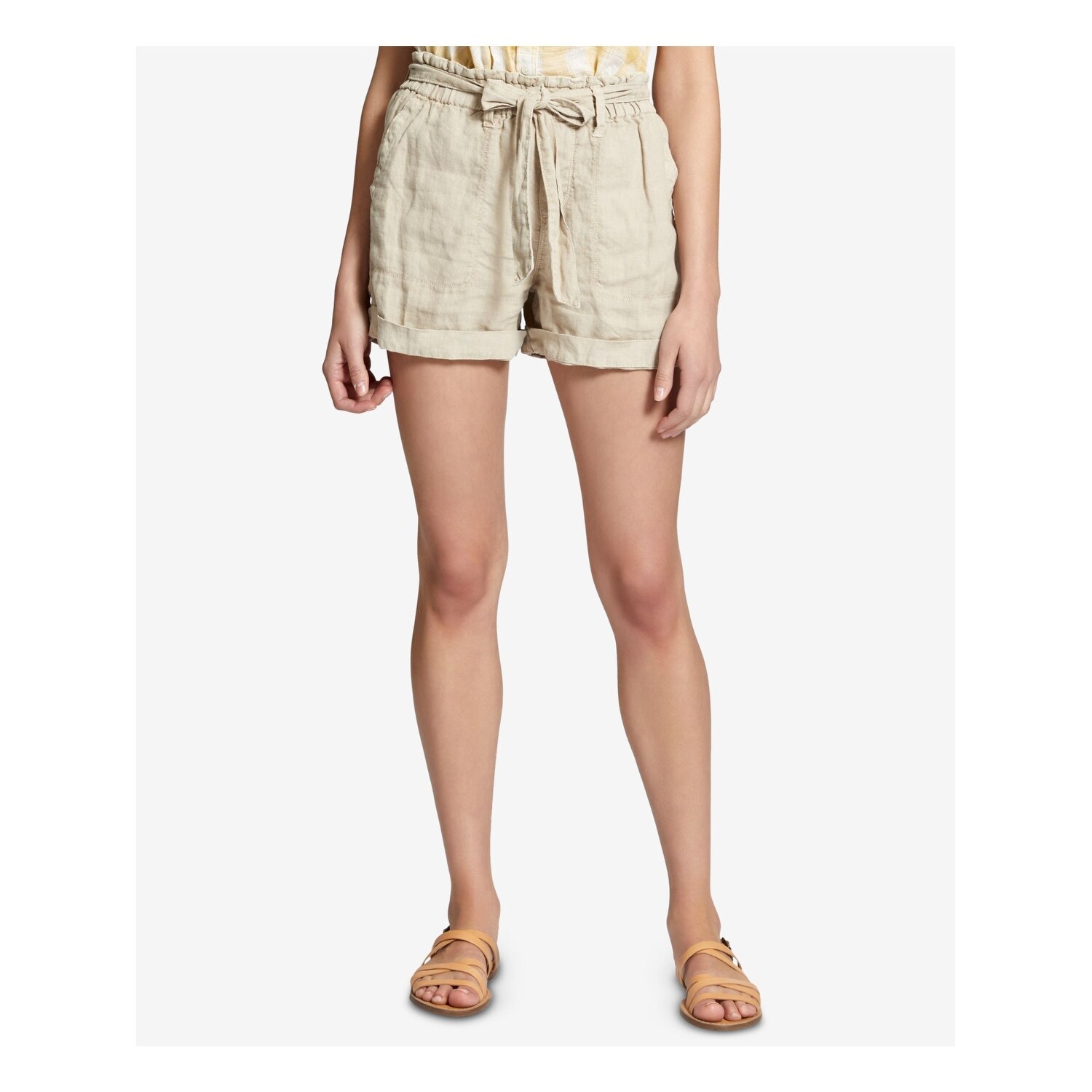 womens tie waist shorts