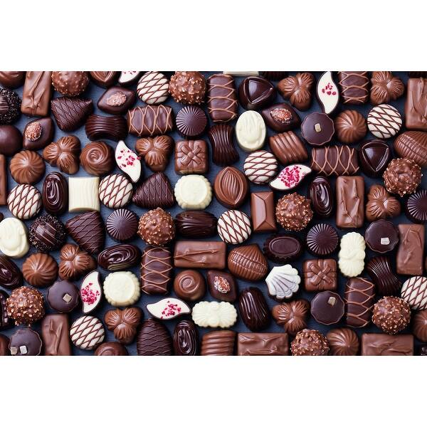 slide 2 of 4, Chocolate Delight Candy Puzzle For Adults And Kids