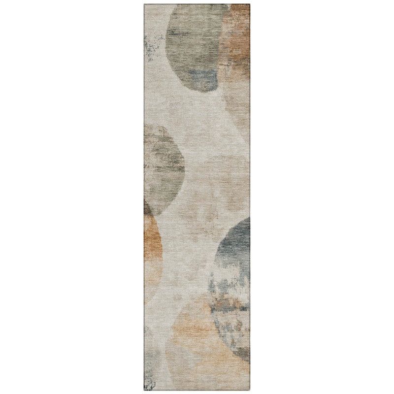 Machine Washable Indoor/ Outdoor Contemporary Micha Chantille Rug