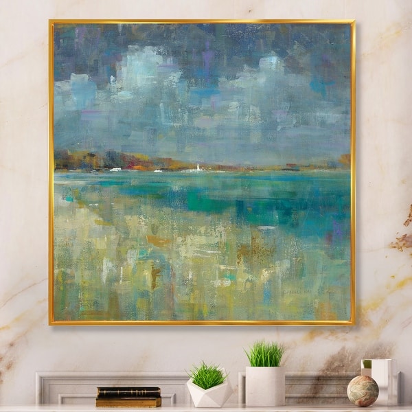 slide 2 of 8, Designart "Sky and Sea" Nautical & Coastal Framed Canvas