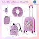 preview thumbnail 15 of 38, Costway 5 PCS Kids Luggage Set with Backpack Neck Pillow Luggage Tag - See Details