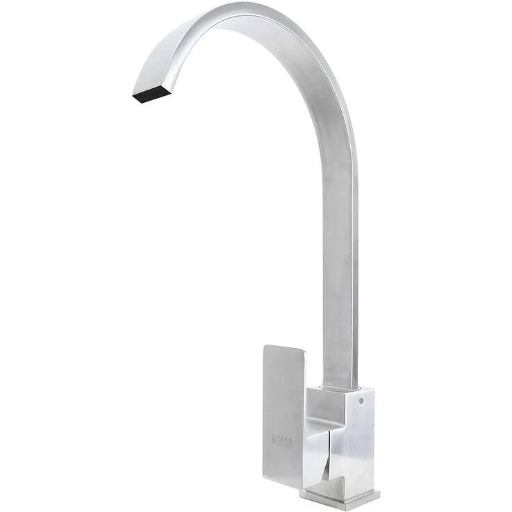 BOANN Doris Single-Handle Standard Kitchen Faucet in Stainless Steel