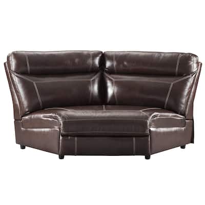 Wyline Contemporary Oversized Wedge in Coffee