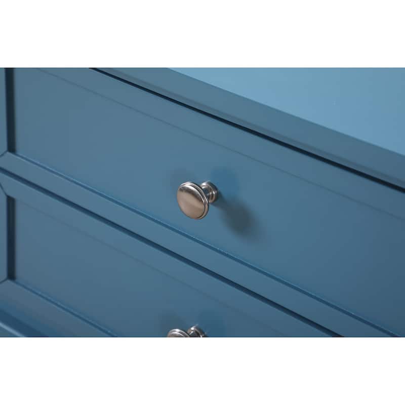 Teal Nightstand 28x22x16 Contemporary Bedside Table with Open Shelf Storage, Vibrant Stylish Accent for Bedroom Spaces
