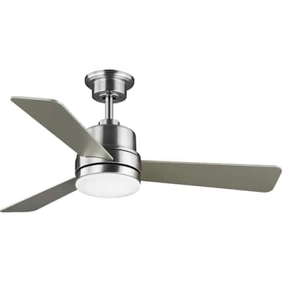 Trevina II Collection 44" Three-Blade Brushed Nickel Ceiling Fan - 10.620" x 21.250" x 11.000"