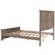 preview thumbnail 3 of 30, Farmhouse Wooden Platform Bed with Panel Headboard for Teen Room
