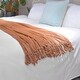 preview thumbnail 19 of 18, Rope Braided Flannel Fleece Throw