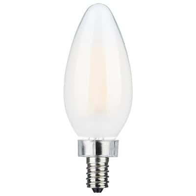 8W C11 LED Frosted Finish Candelabra Base 3000K - 90 CRI 800L - Frost